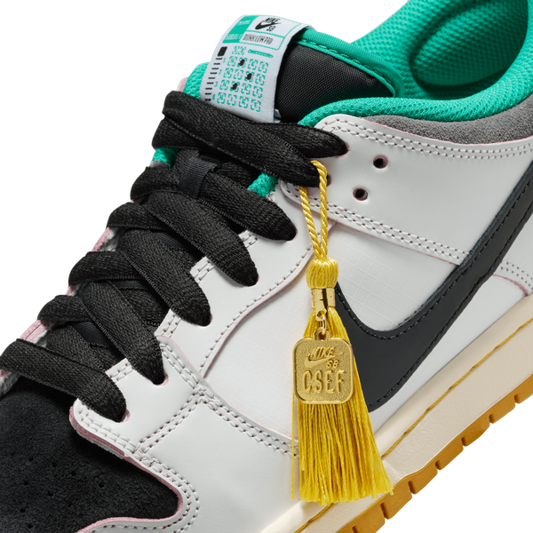 Nike SB x CSEF Dunk Low Pro QS Summit White - Black - Iron Grey-Black Sheep Skate Shop