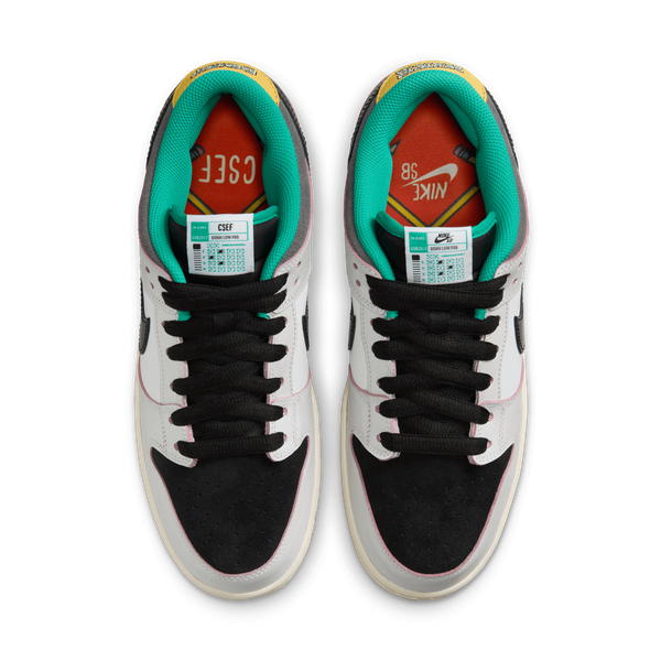 Nike SB x CSEF Dunk Low Pro QS Summit White - Black - Iron Grey-Black Sheep Skate Shop