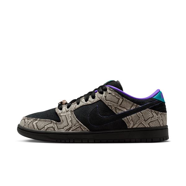 Nike SB x Dashawn Jordan "Copperhead" Dunk Low Pro String - Black- Bright Spruce - Fierce Purple-Black Sheep Skate Shop