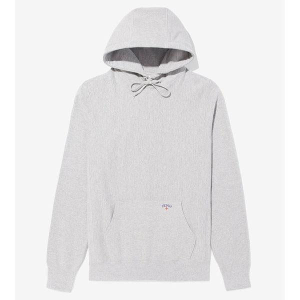 Noah Clothing Classic Hoodie Sweatshirt Heather Grey-Black Sheep Skate Shop