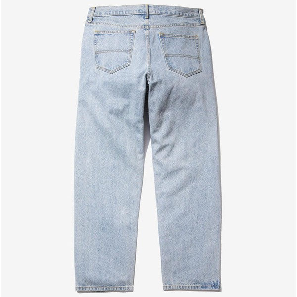 Noah Clothing Pleated Denim Jeans Light Wash-Black Sheep Skate Shop