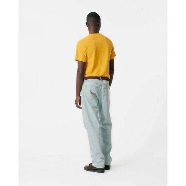 Noah Clothing Pleated Denim Jeans Light Wash-Black Sheep Skate Shop