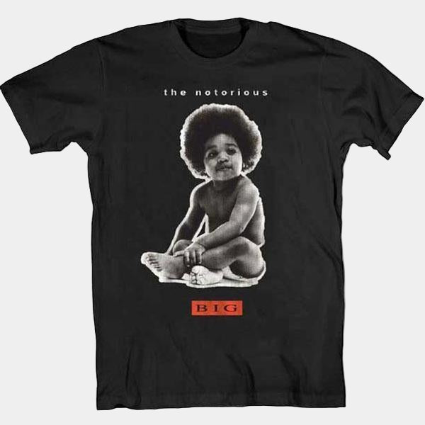 Notorious B.I.G. Biggie Big Baby Tee Black-Black Sheep Skate Shop