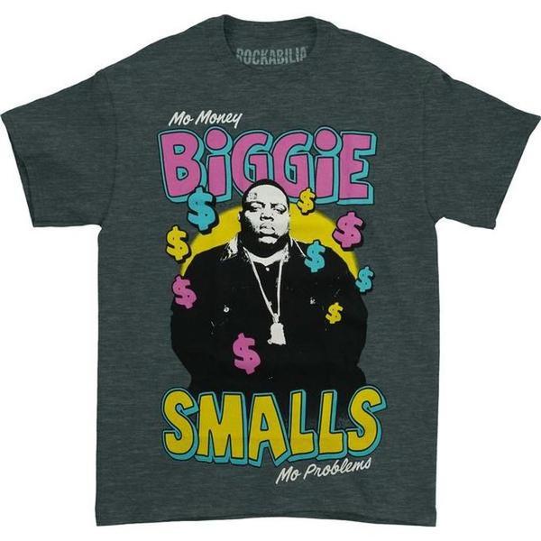 Notorious B.I.G. Biggie Mo Money Mo Problems Tee - Dark Heather Grey-Black Sheep Skate Shop