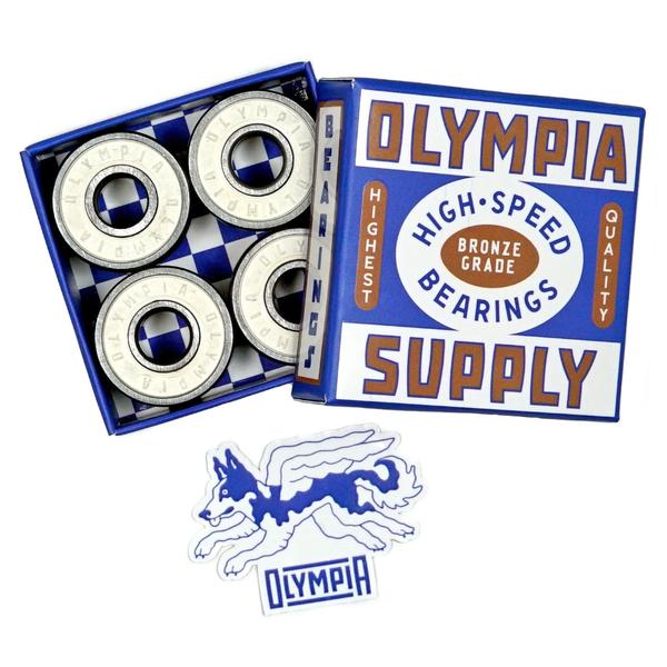 Olympia Supply High-Speed Bearings Set Bronze Grade-Black Sheep Skate Shop