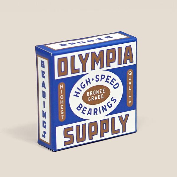 Olympia Supply High-Speed Bearings Set Bronze Grade-Black Sheep Skate Shop