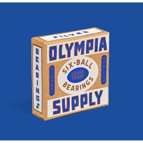 Olympia Supply High-Speed Bearings Set Silver Grade-Black Sheep Skate Shop