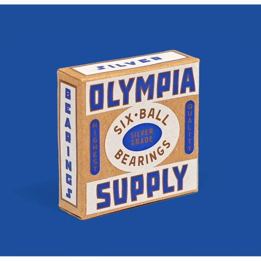 Olympia Supply High-Speed Bearings Set Silver Grade-Black Sheep Skate Shop