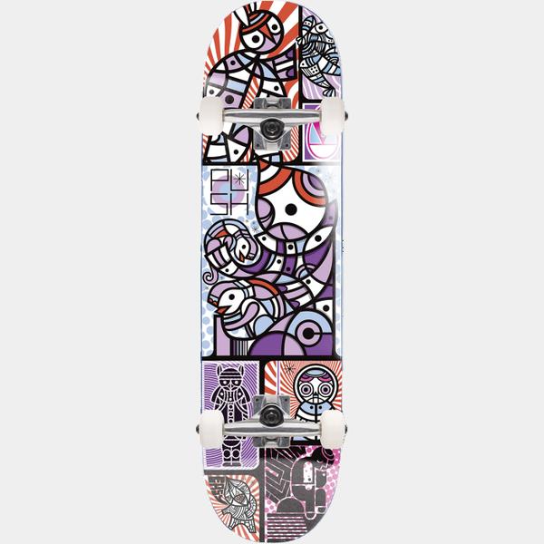 PUSH Skateboarding Don Pendleton Collage Guest Complete 8.25"-Black Sheep Skate Shop