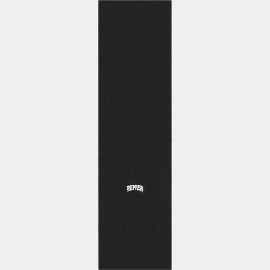 Pepper Griptape Co. G5 Centered Logo Black Grip-Black Sheep Skate Shop