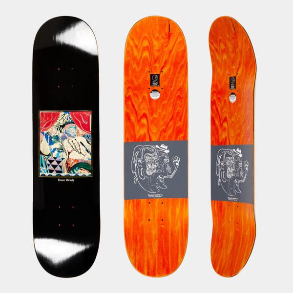 Polar Skate Co. Dane Brady Time Travellers Deck 8.25"-Black Sheep Skate Shop