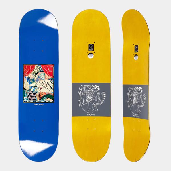 Polar Skate Co. Dane Brady Time Travellers Deck 8.5"-Black Sheep Skate Shop