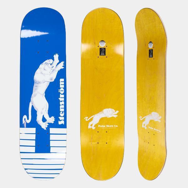 Polar Skate Co. David Stenstrom Tape & Panther Deck 8.25"-Black Sheep Skate Shop