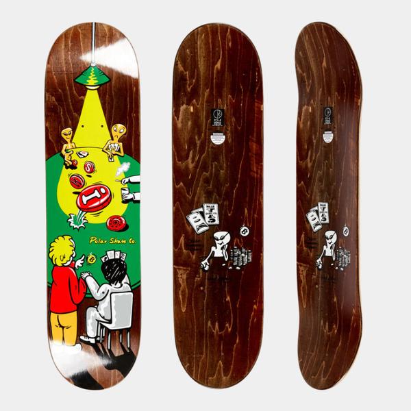 Polar Skate Co. Oskar Rozenberg Poker Face Deck 8.5"-Black Sheep Skate Shop