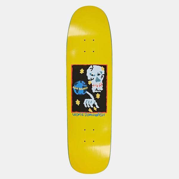 Polar Skate Co. Oskar Rozenberg World Domination Shaped Deck 8.625"-Black Sheep Skate Shop