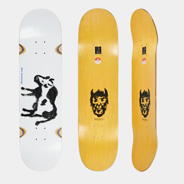Polar Skate Co. Shin Sanbongi Cow & Devil Deck 8.25"-Black Sheep Skate Shop
