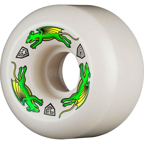 Powell Peralta Dragon Formula Nano Rats Wheels 97a 56mm White-Black Sheep Skate Shop