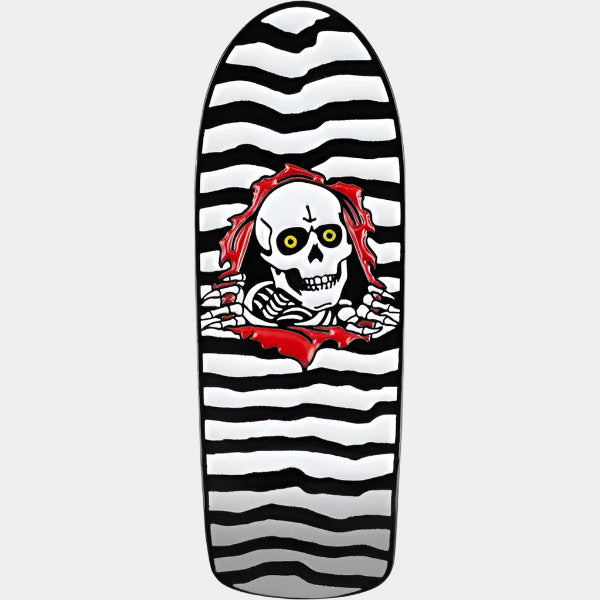 Powell Peralta OG Ripper Deck Lapel Pin Glow in the Dark Black - White-Black Sheep Skate Shop