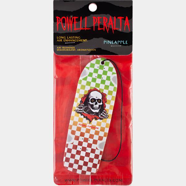 Powell Peralta Ripper Checker Rasta Fade Deck Air Freshener Pineapple-Black Sheep Skate Shop