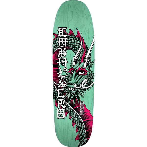 Powell Peralta Steve Caballero Ban This Dragon Reissue Deck 9.265" Teal-Black Sheep Skate Shop
