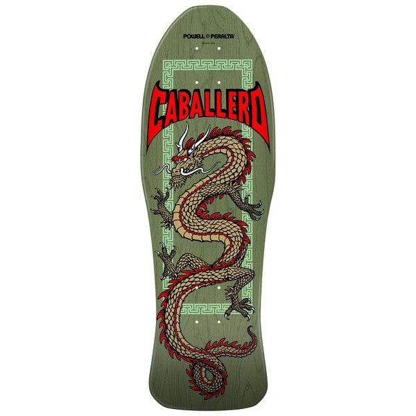Powell Peralta Steve Caballero Chinese Dragon Reissue Deck 10" Green-Black Sheep Skate Shop