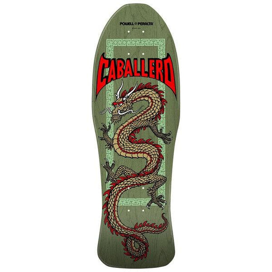 Powell Peralta Steve Caballero Chinese Dragon Reissue Deck 10" Green-Black Sheep Skate Shop