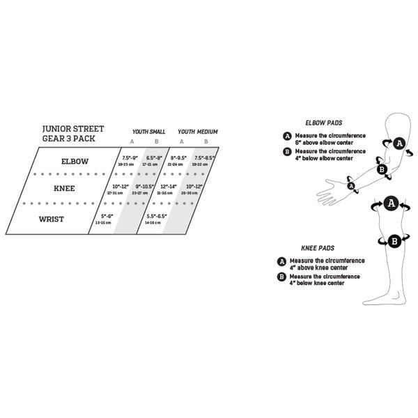 Pro-Tec Street 3-Pack Pad Set Adult Black - Black-Black Sheep Skate Shop