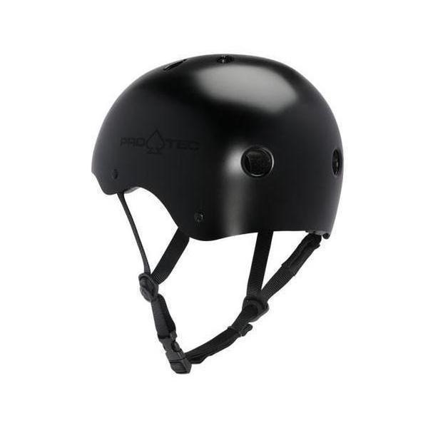 Protec Classic Skateboard Helmet Matte Black-Black Sheep Skate Shop