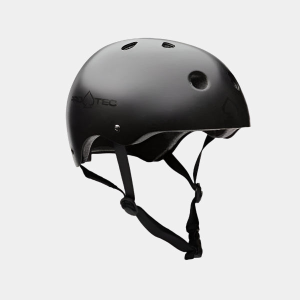 Protec Classic Skateboard Helmet Matte Black-Black Sheep Skate Shop