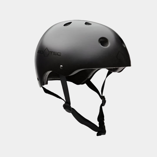 Protec Classic Skateboard Helmet Matte Black-Black Sheep Skate Shop