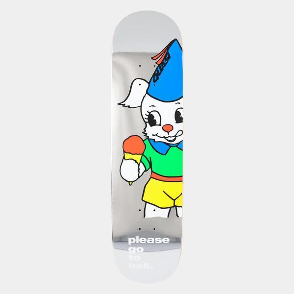 Quasi Skateboards GTH Silver Foil Deck 8.25"-Black Sheep Skate Shop