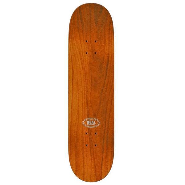 Real Skateboards Classic Oval Deck 8.38" White-Black Sheep Skate Shop