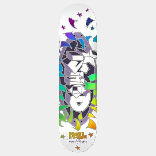 Real Skateboards Ishod Wair Gonz Oval Party Deck 8.25"-Black Sheep Skate Shop