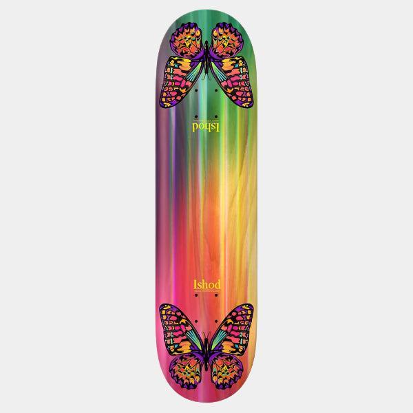 Real Skateboards Ishod Wair Rainbow Monarch Twin Tail Easy Rider Deck 8.3"-Black Sheep Skate Shop
