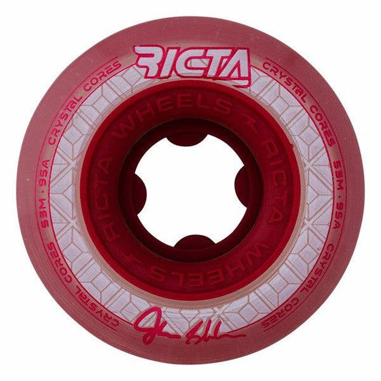 Ricta Wheels John Shanahan Crystal Cores 53mm 95a Clear Red-Black Sheep Skate Shop