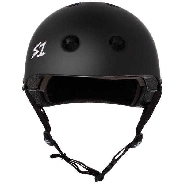 S1 Lifer Certified Skateboard Helmet Black Matte-Black Sheep Skate Shop
