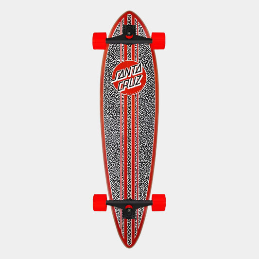 Santa Cruz Amoeba Dot Pintail Cruiser Longboard Complete 9.58" x 39"-Black Sheep Skate Shop
