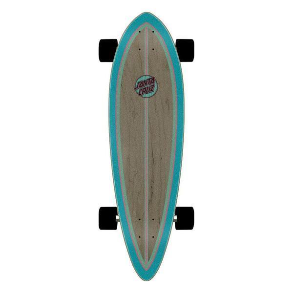 Santa Cruz Cabana Dot Pintail Cruiser Longboard Complete 9.2" x 33"-Black Sheep Skate Shop