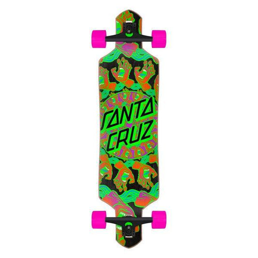 Santa Cruz Mandala Hand Drop Thru Cruzer Longboard Complete 36"-Black Sheep Skate Shop