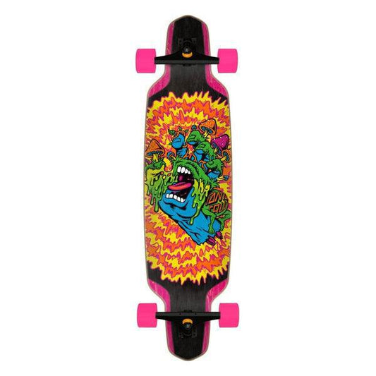 Santa Cruz Toxic Hand Drop Down Cruzer Longboard Complete 37"-Black Sheep Skate Shop