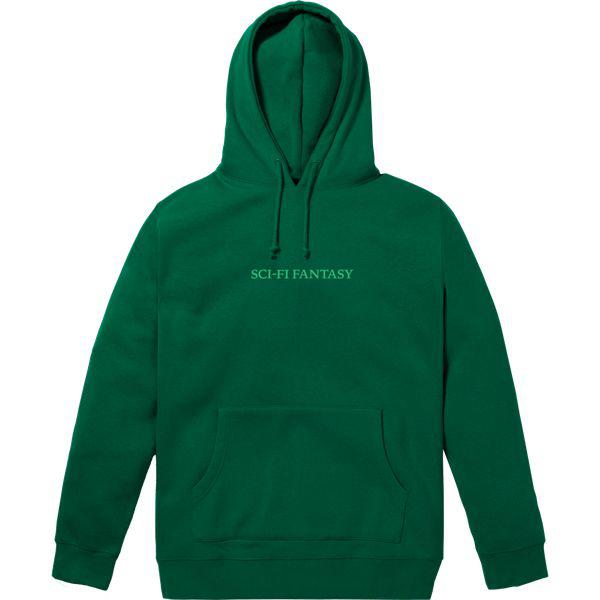 Sci-Fi Fantasy Logo Hoodie Dark Green-Black Sheep Skate Shop