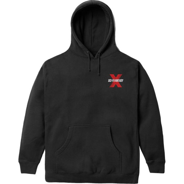 Sci-Fi Fantasy New X Hoodie Black-Black Sheep Skate Shop