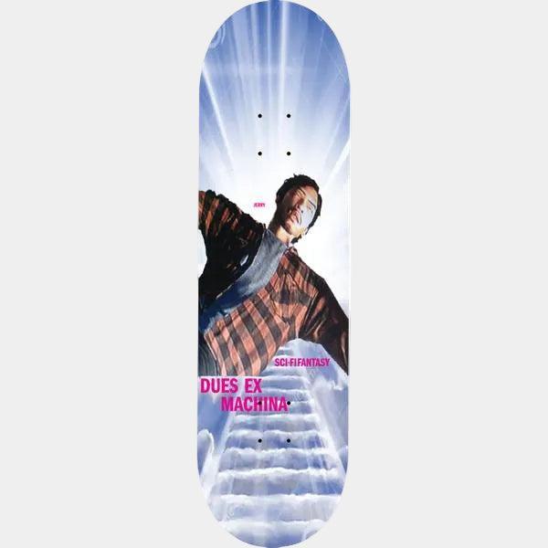 Sci-Fi Fantasy Skateboards Jerry Hsu Dues Ex Machina Deck 8.25"-Black Sheep Skate Shop