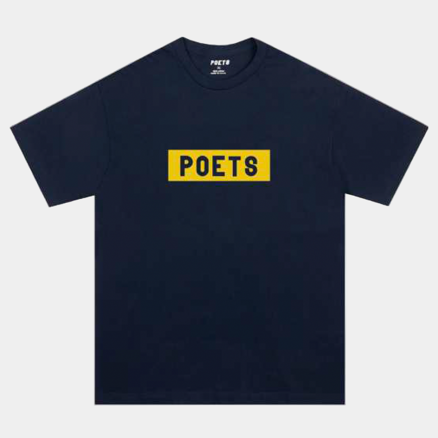 Poets Brand OG Box Logo Tee Navy