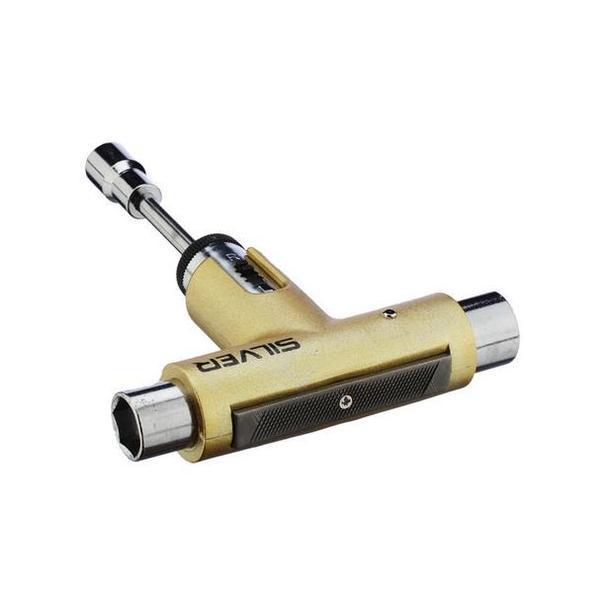 Silver Premium Ratchet Skateboard Tool Gold-Black Sheep Skate Shop