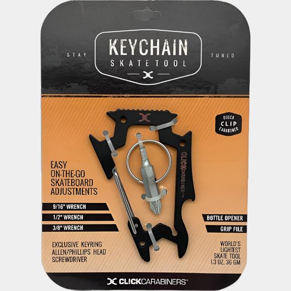 Sk8ology Carabiner Skate Tool Keychain Black-Black Sheep Skate Shop