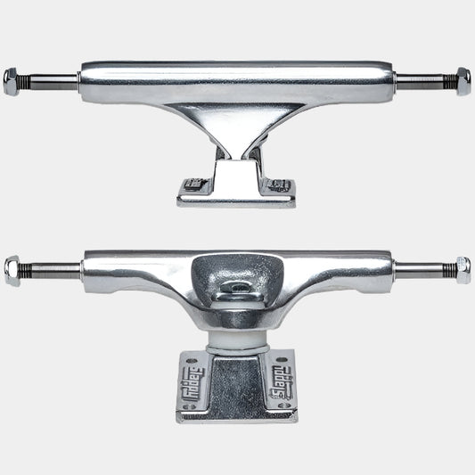Slappy ST1 Inverted Hollow Truck Set 8.25 Raw Silver-Black Sheep Skate Shop