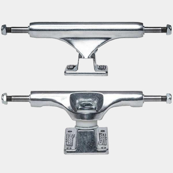 Slappy ST1 Inverted Hollow Truck Set 8.75 Raw Silver-Black Sheep Skate Shop