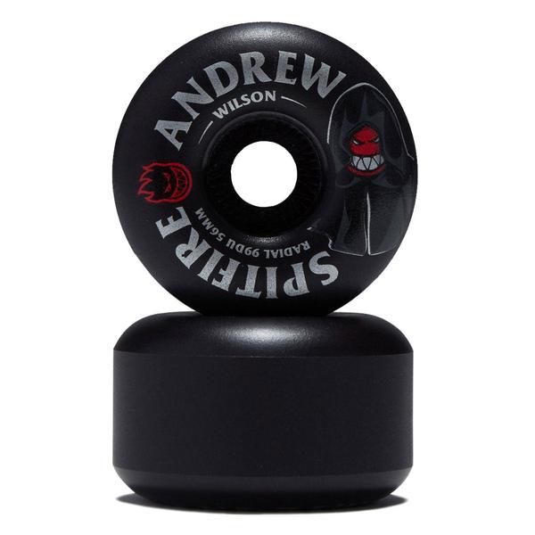 Spitfire Andrew Wilson Burn Squad Formula Four Radials Wheels 99du 56mm Black-Black Sheep Skate Shop