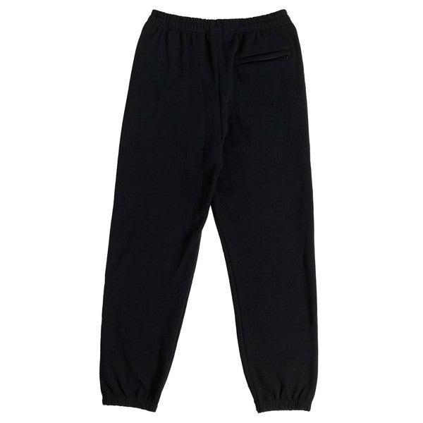 Spitfire Classic Swirl Embroidery Overlay Sweatpants Black - Orange - Yellow-Black Sheep Skate Shop